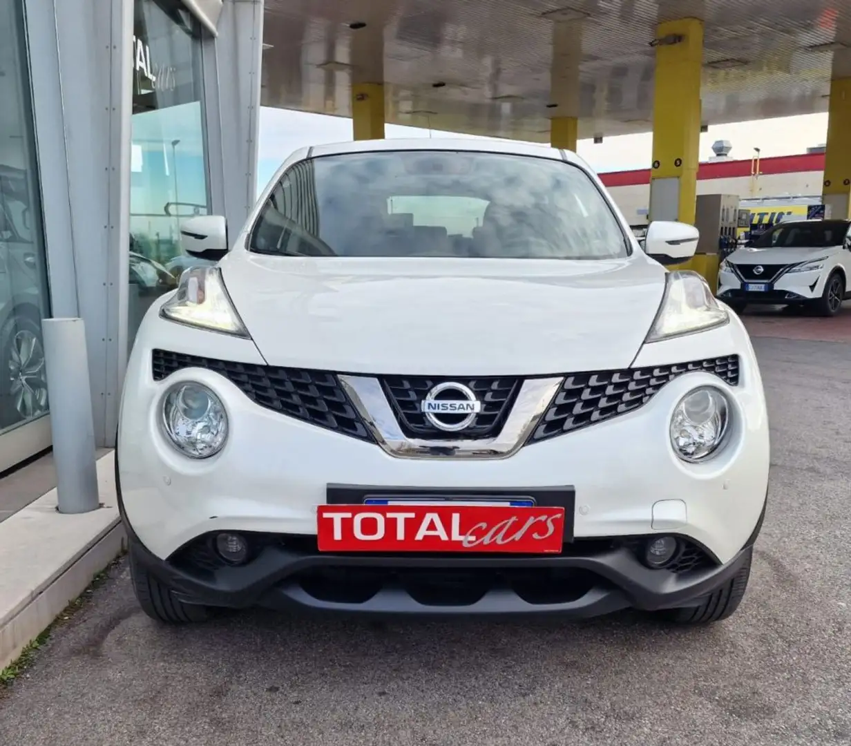 Nissan Juke 1.6 GPL Acenta UNICO PROPRIETARIO Blanc - 2