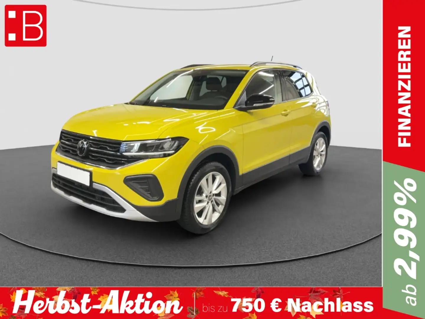 Volkswagen T-Cross 1.0 TSI Goal LED CARPLAY ACC KLIMA LM 17 SHZ Gelb - 1