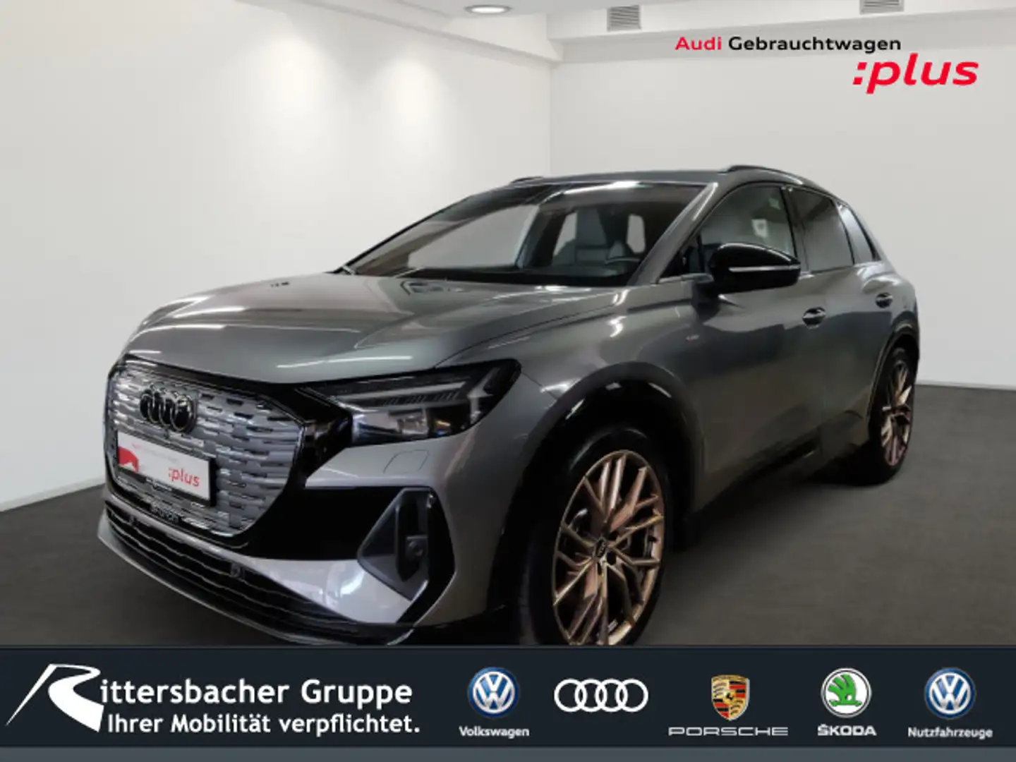 Audi Q4 e-tron 50 quattro s-lineInt. AdvancedPaket AH Gri - 1