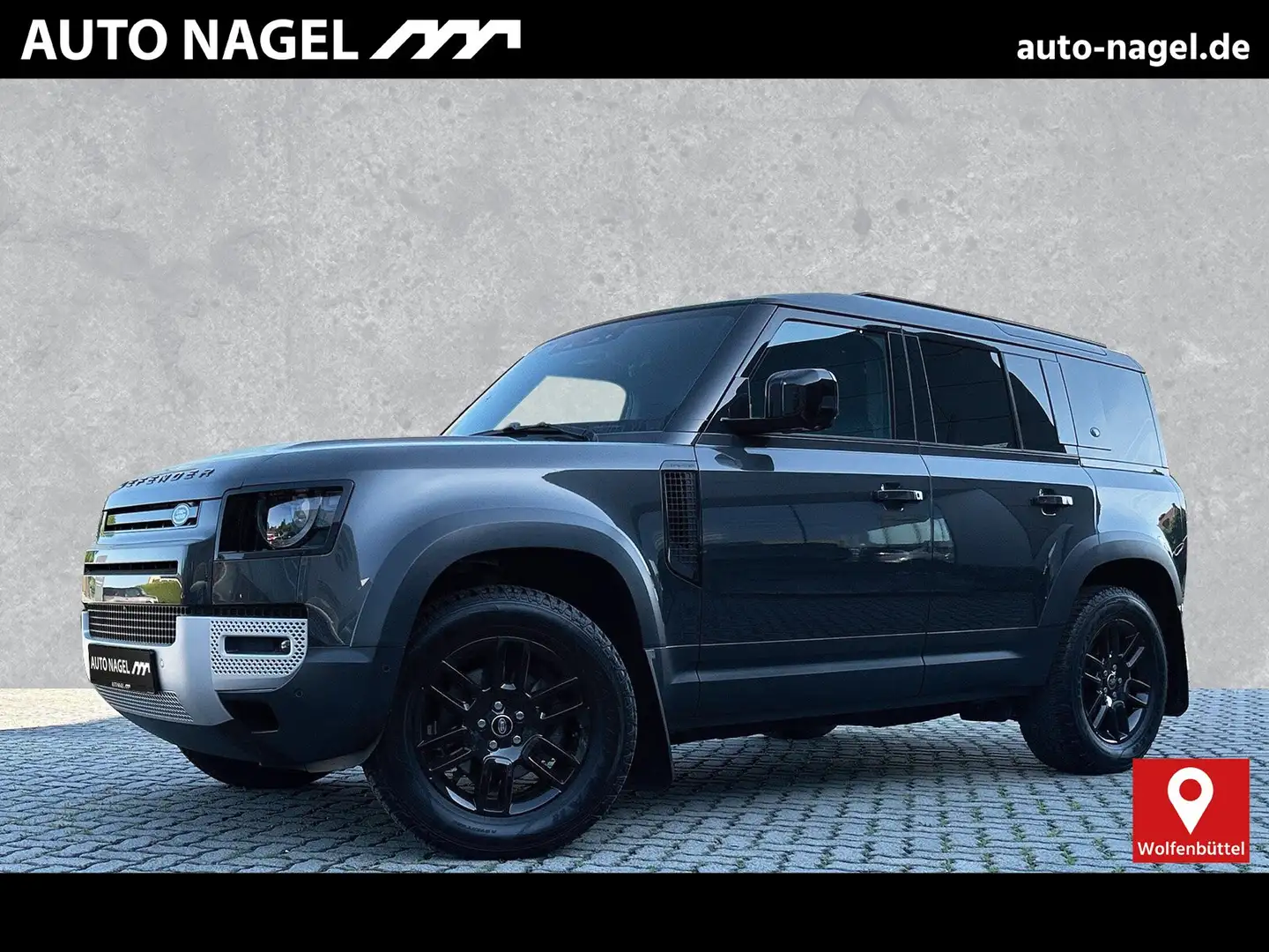 Land Rover Defender Defender 110 D250 SE 19" AHK Pano Black+Winter-P Grijs - 1