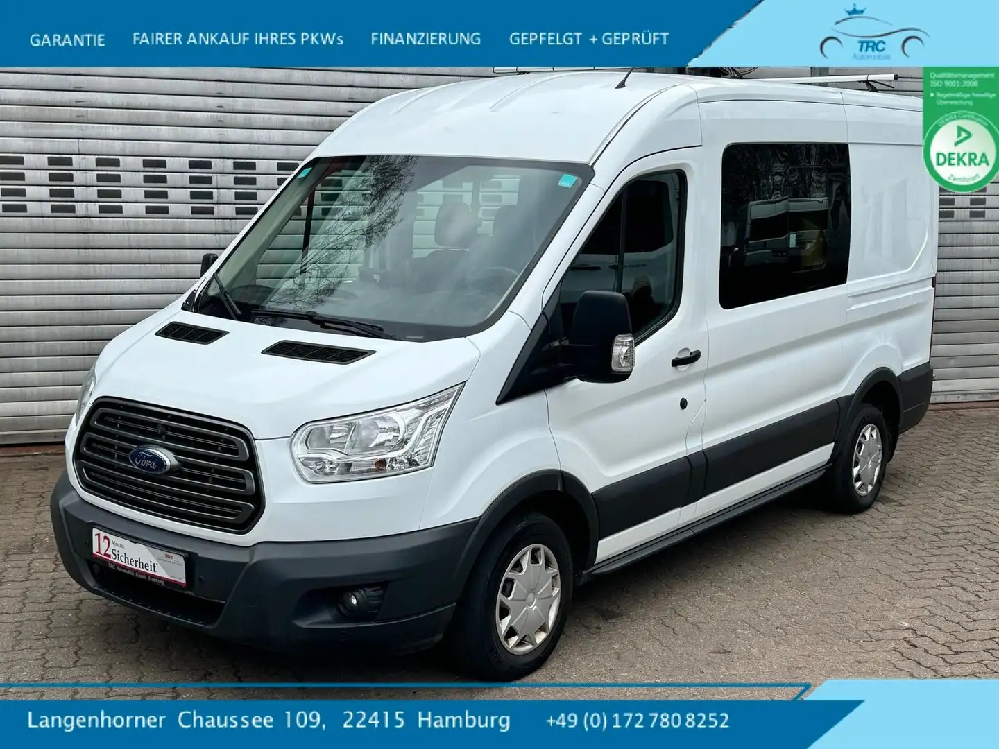 Ford Transit Kasten 310 L2H2 Trend Mixto 6 SItzer Blanco - 1