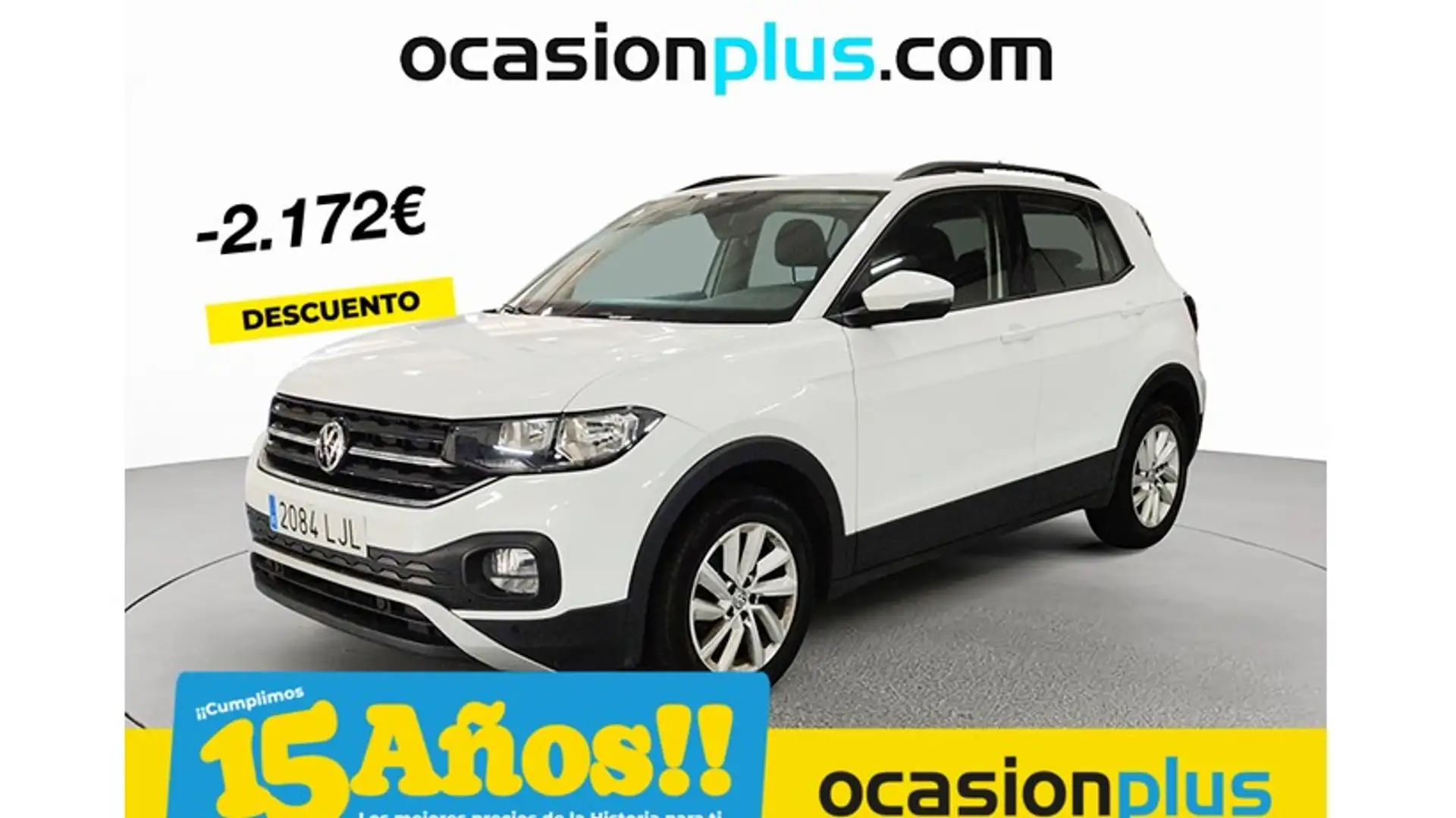 Volkswagen T-Cross 1.0 TSI Advance DSG7 85kW Blanc - 1