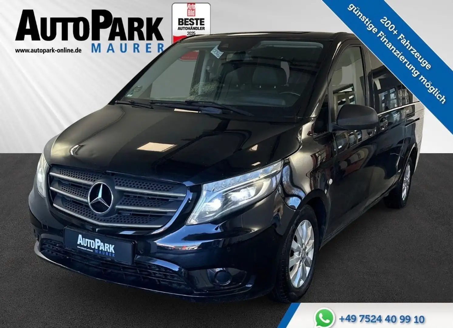 Mercedes-Benz Vito Tourer 114/116 CDI Spur*Spiegel*LED*SHZ* Schwarz - 1