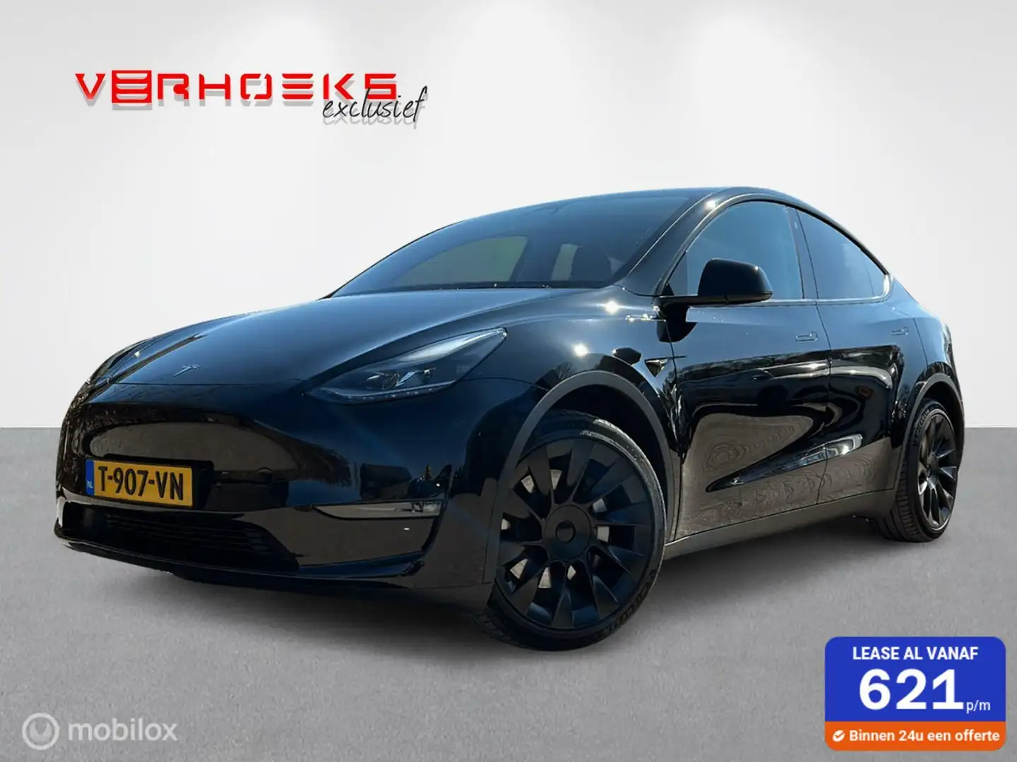 Tesla Model Y Long Range Dual Motor Zwart - 1