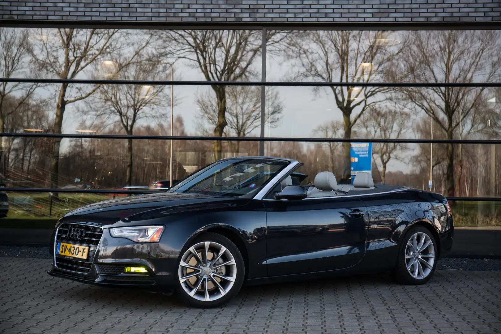 Audi A5 Cabrio 2.0 TFSI Quattro , B&O, Leer, 220PK, Side A Blauw - 1