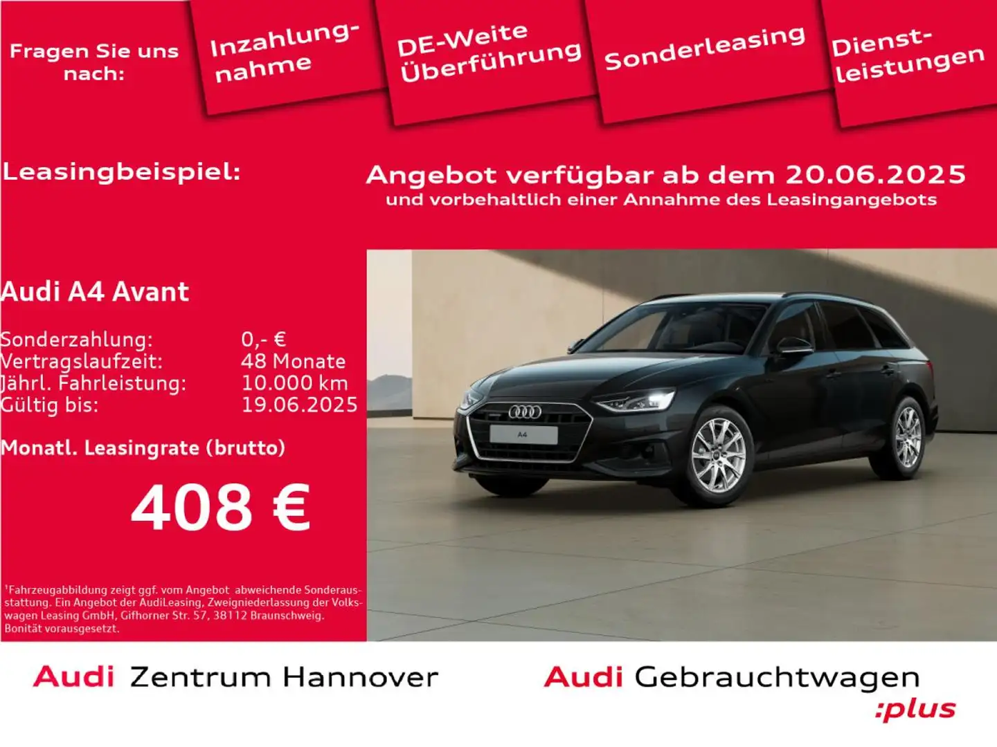 Audi A4 Avant 40 TDI quattro Navi Rückfahrkamera Sportsitz Schwarz - 1