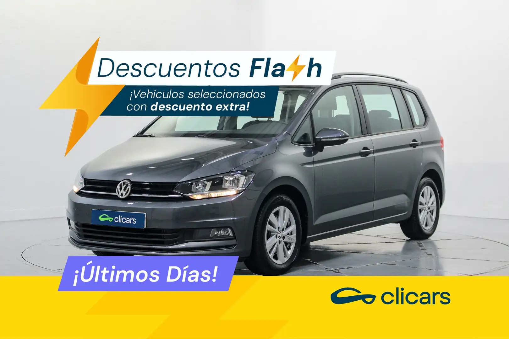 Volkswagen Touran 2.0TDI CR BMT Business and Navi DSG7 85kW RAC Gris - 1