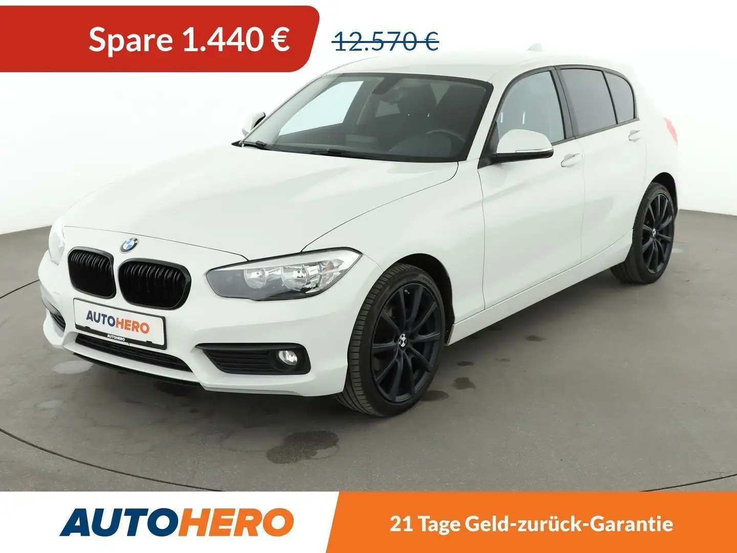 BMW 118 118i Advantage*TEMPO*PDC*SHZ*ALU* Weiß - 1