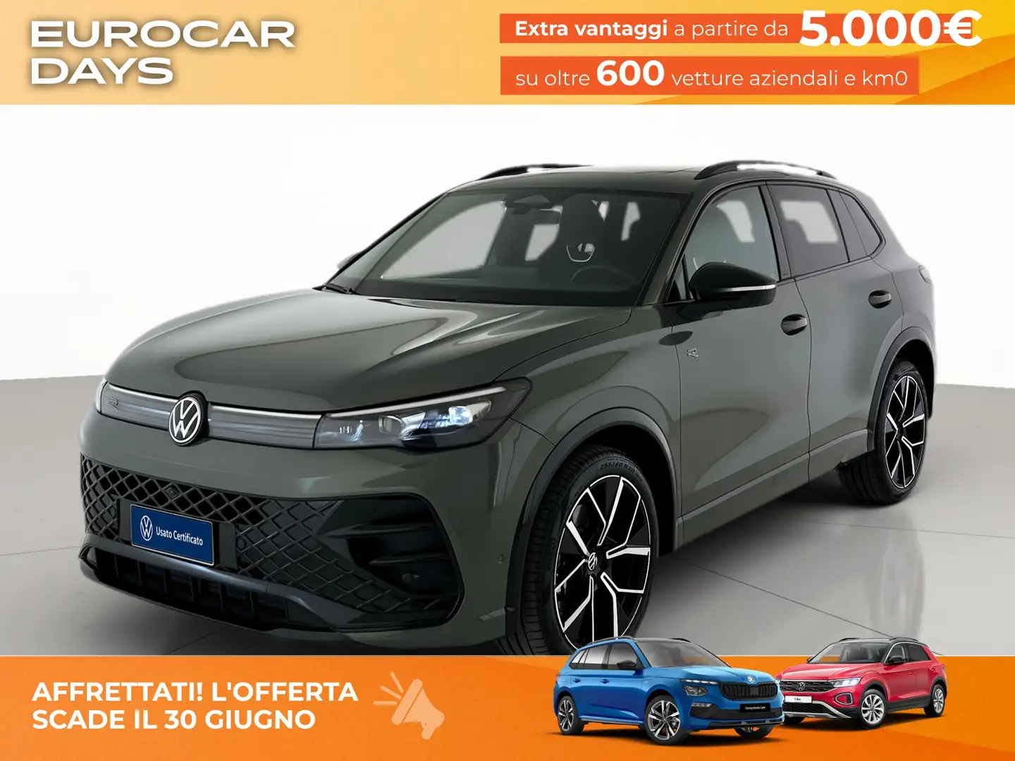 Volkswagen Tiguan 2.0 tdi r-line plus 150cv dsg Verde - 1