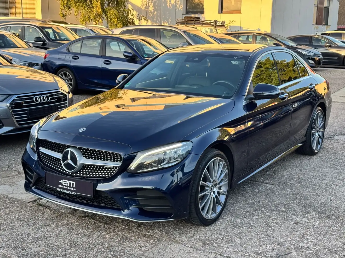 Mercedes-Benz C 300 d 4Matic AMG/BEAM/MEMORY/BURMEISTER/LUFT Blau - 2
