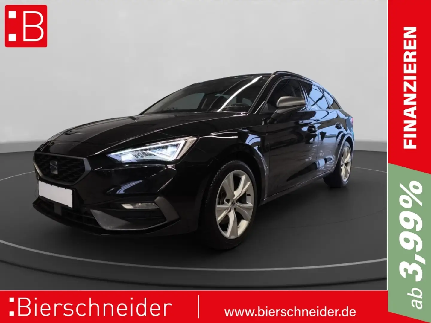 SEAT Leon Sportstourer 2.0 TDI DSG NAVI LED ACC Schwarz - 1