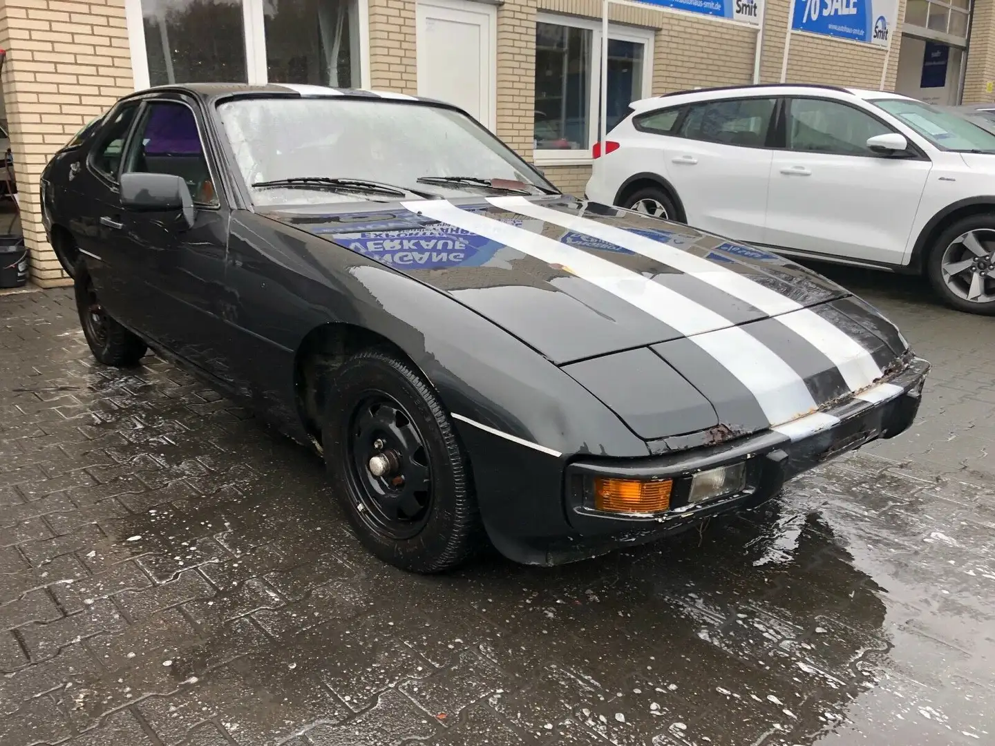 Porsche 924 RESTAURATIONSOBJEKT Negru - 1