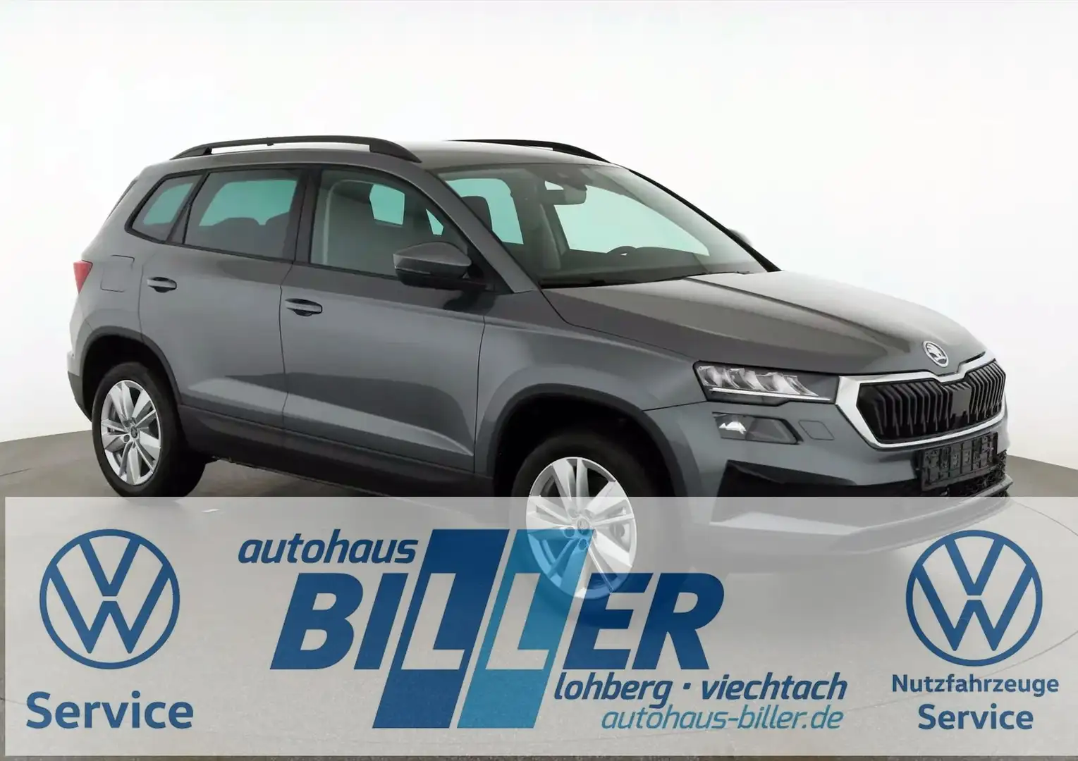 Skoda Karoq 1.5 TSI DSG 130 Jahre AHK|el.Klappe|Kam|Keyless Gris - 1
