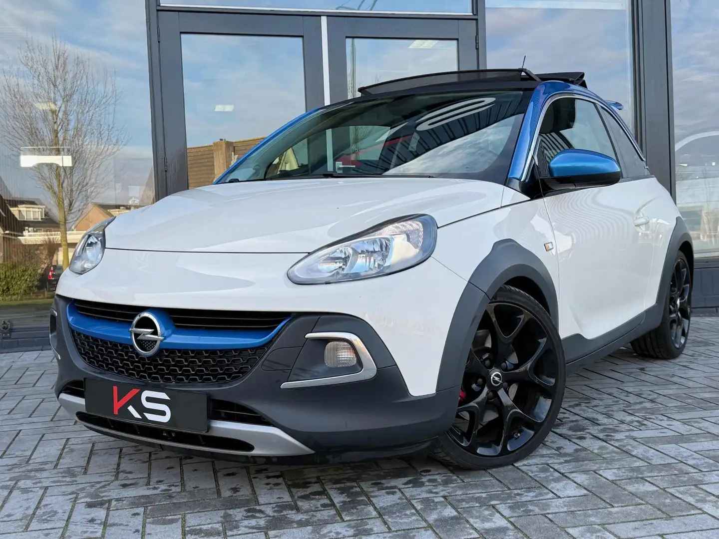 Opel Adam 1.4 Turbo Rocks S Cabrio Carplay Climate Pdc Weiß - 2