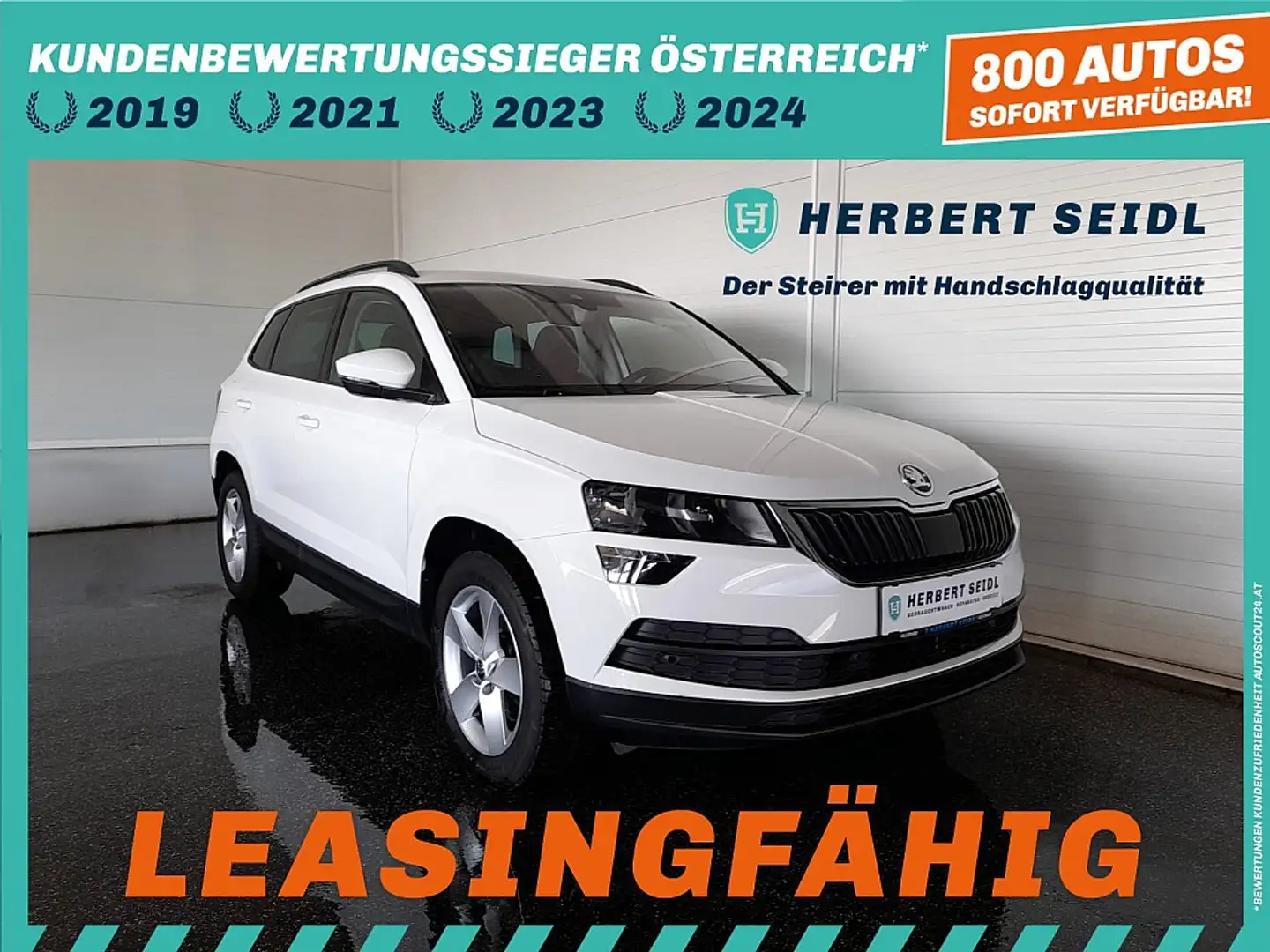 Skoda Karoq 4x4 2,0 TDI DSG *SCHLECHTWEGEPAKET / LED / NAVI... Weiß - 1