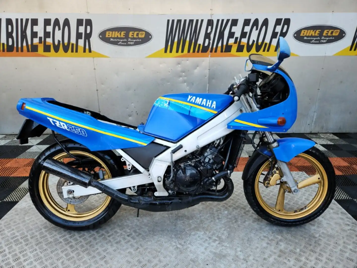 Yamaha TZR 250 Bleu - 1