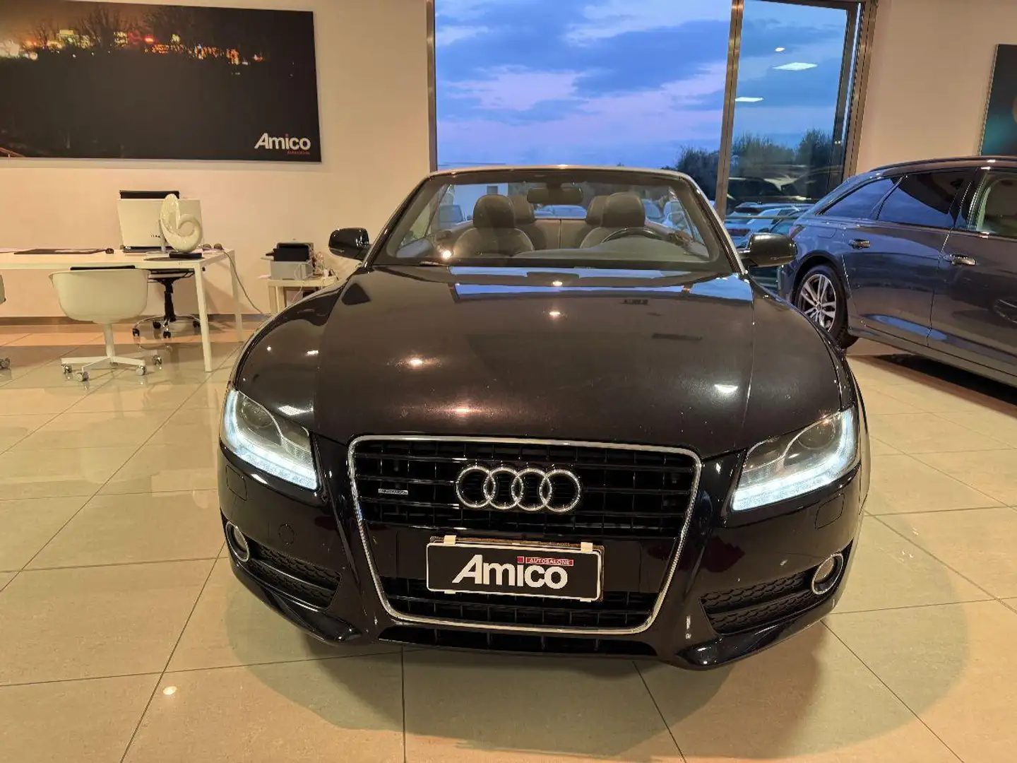 Audi A5 Cabrio 3.0 V6 TDI Quattro S-tronic S-line Noir - 2