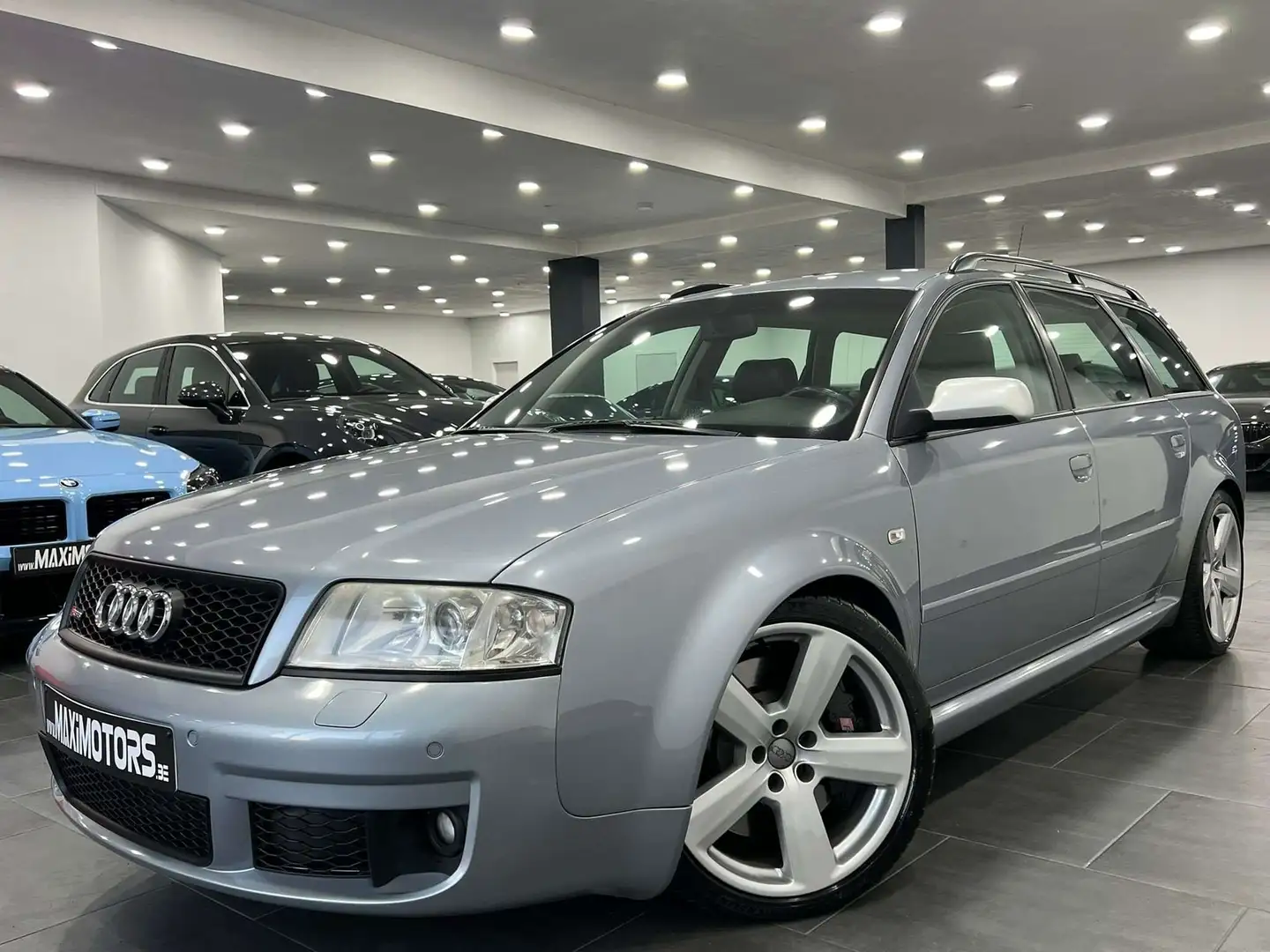 Audi RS6 4.2 V8 40v 2004 Top condition Full Service Carpass Blauw - 1