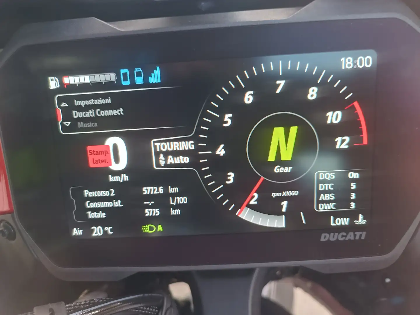 Ducati Multistrada V4 S performance Rojo - 1