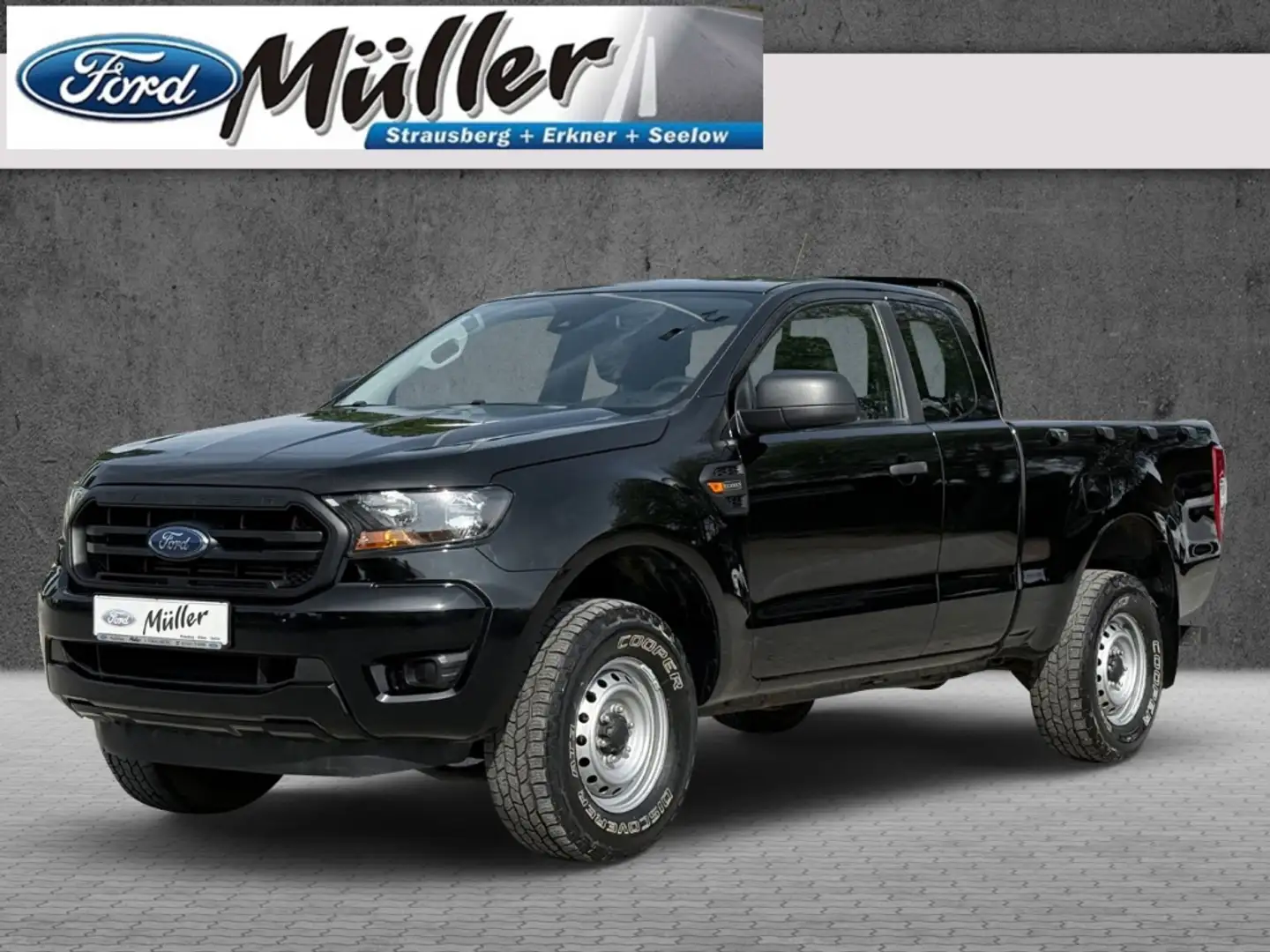 Ford Ranger XL Extrakabine 4x4 2.0 TDCi Zwart - 1
