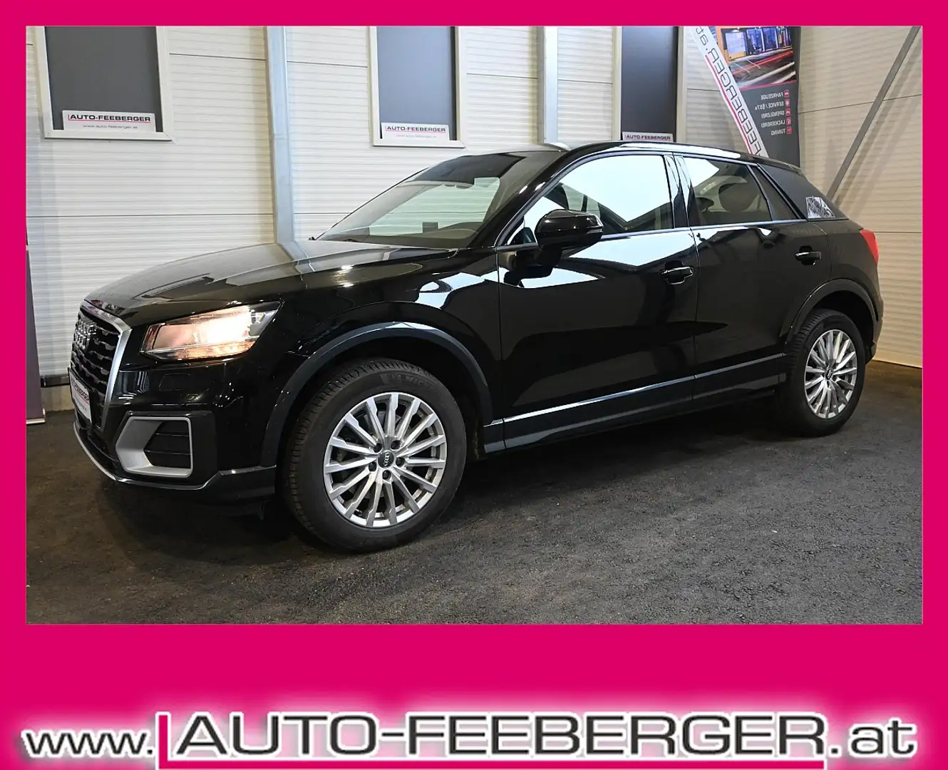 Audi Q2 1,0 TFSI Design S-tronic; Sitzheizung, Tempomat; Zwart - 1