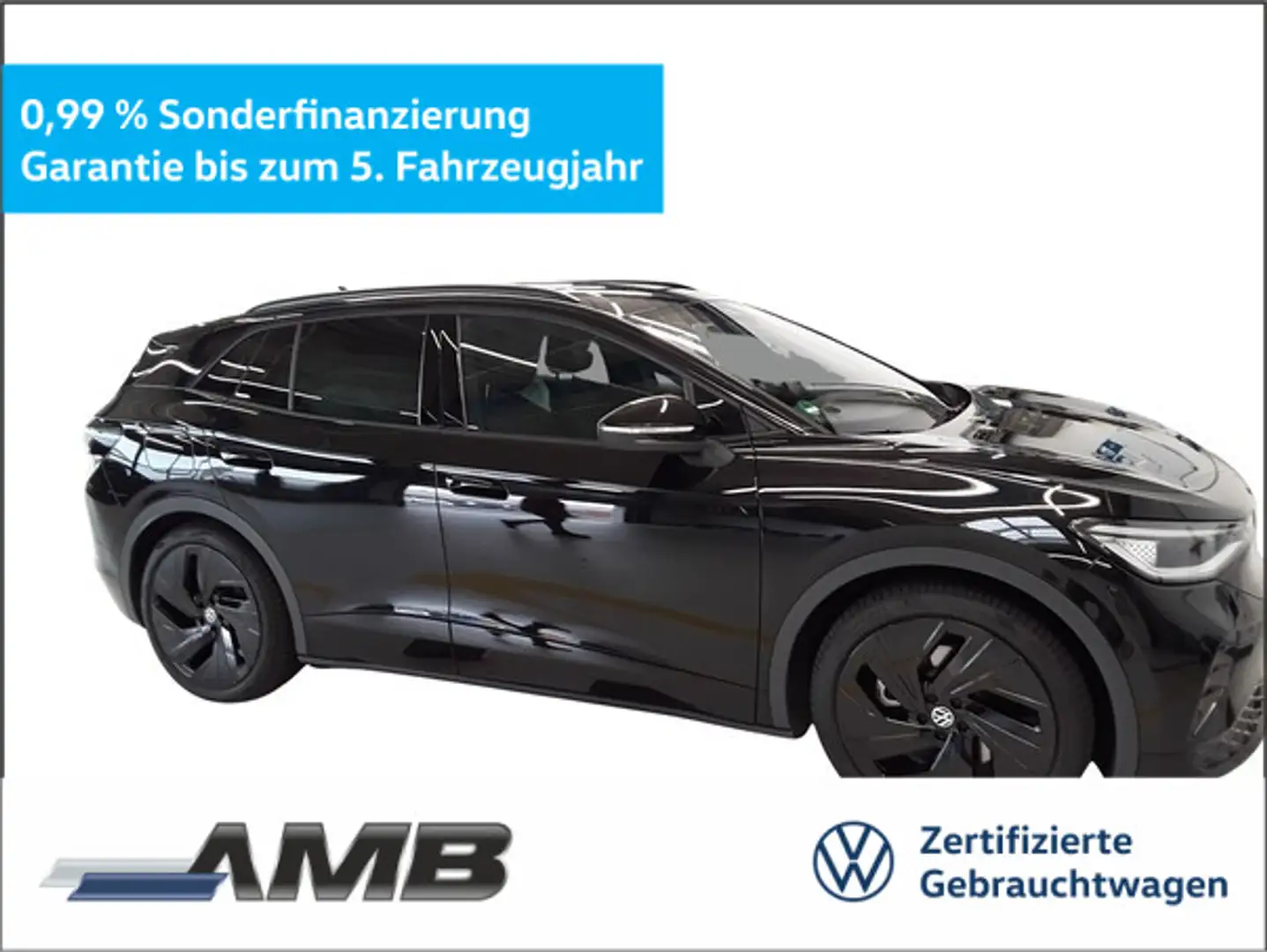 Volkswagen ID.4 GTX AHK/Matrix/HuD/Navi/Wärmepumpe/01.30Gar Noir - 1