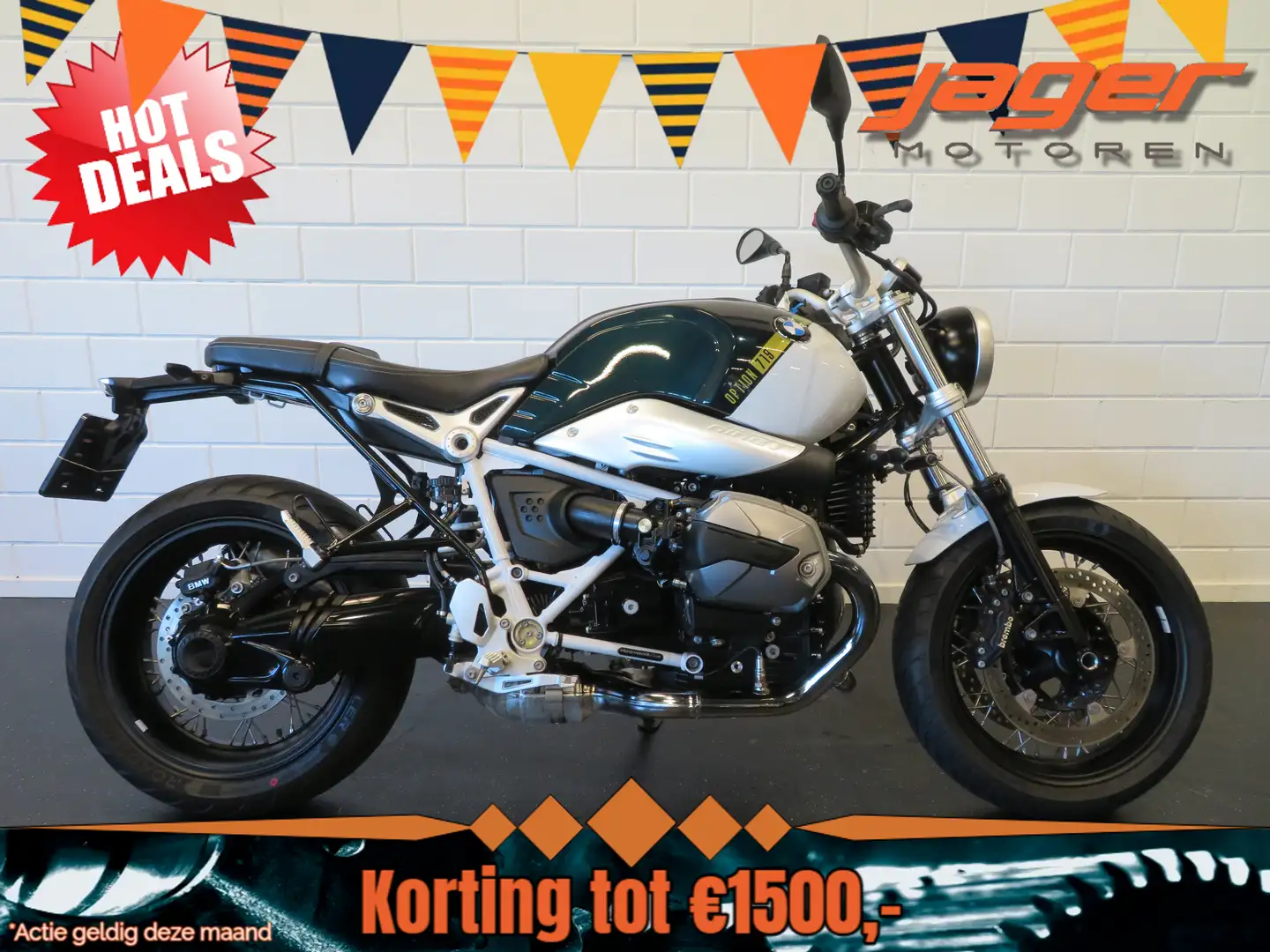 BMW R nineT PURE OPTION:719 PERFECT! Groen - 1