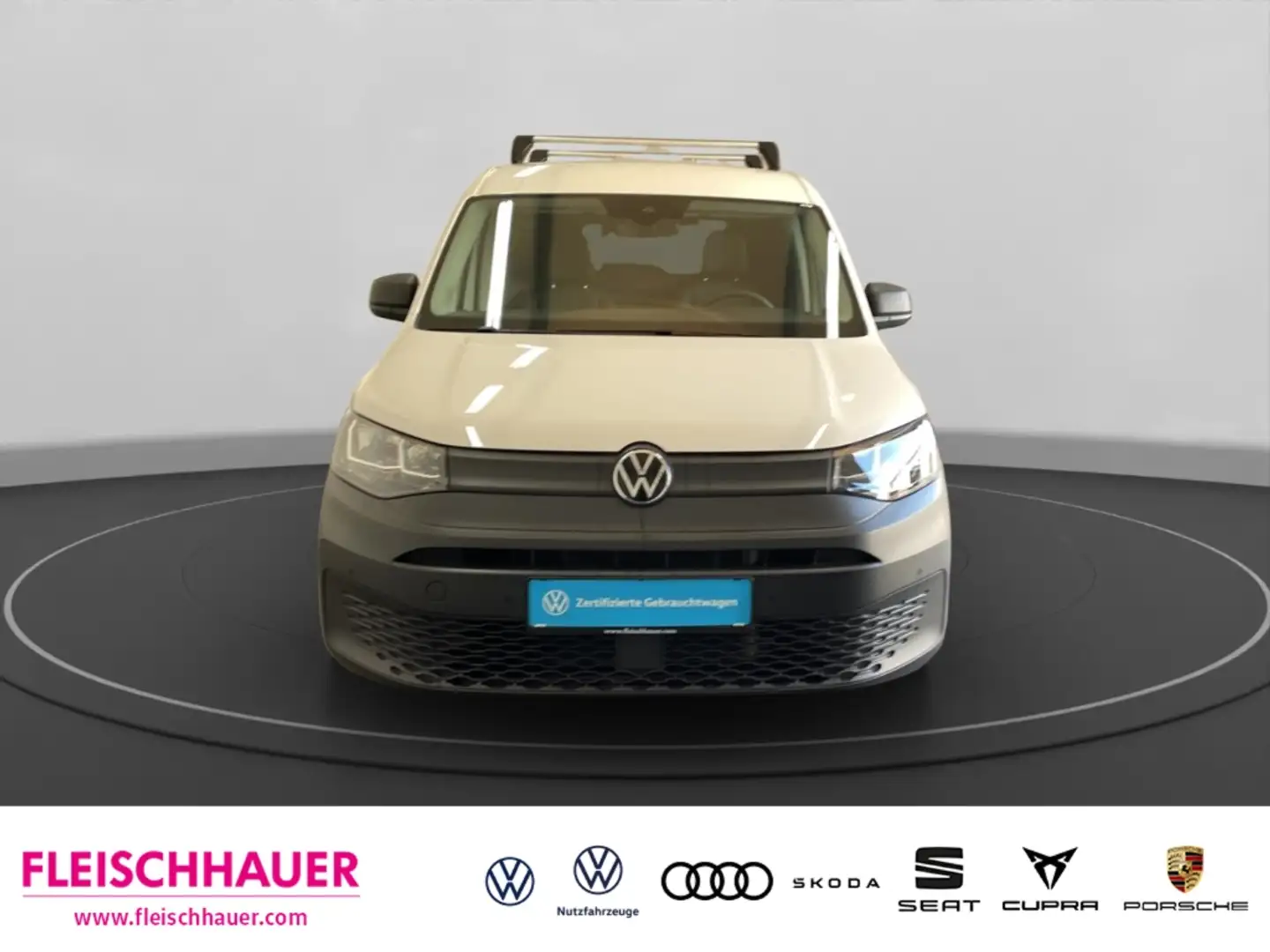 Volkswagen Caddy 1.5 TSI Cargo Navi DAB PDCv+h Klimaautomatik Wit - 2