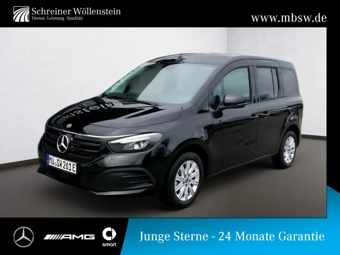 Mercedes-Benz EQT 200 Standard Ambi*MBUX*DAB*AUT*LED*RKam*PTS Noir - 1