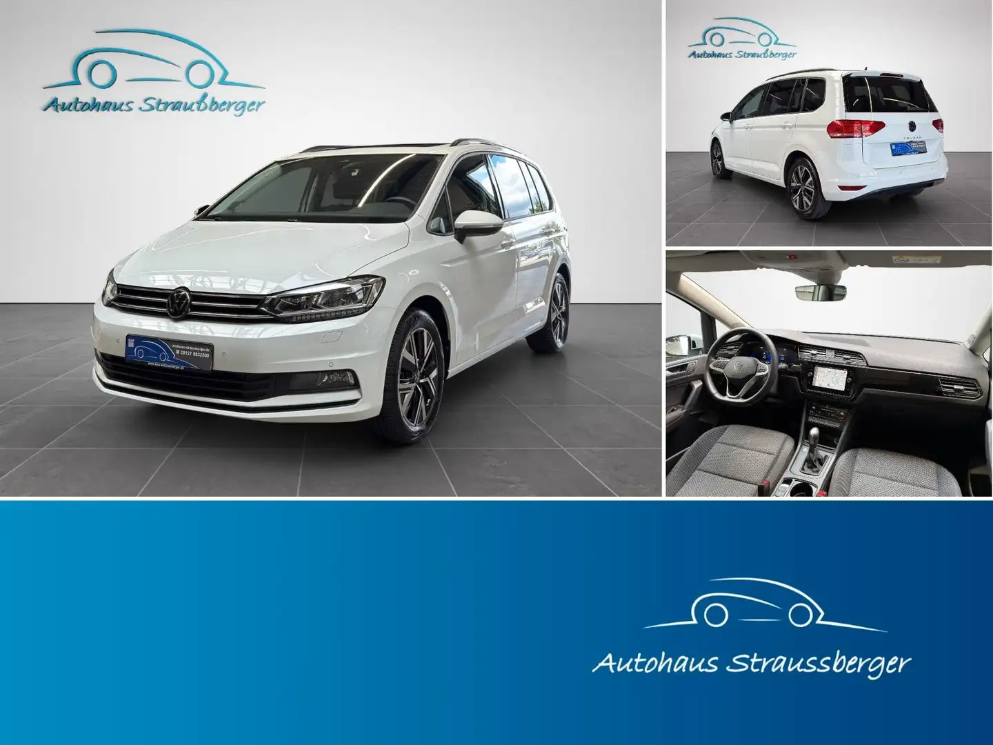 Volkswagen Touran Comfortline BMT/STHZ SHZ 3Z ACC Pano LED bijela - 1