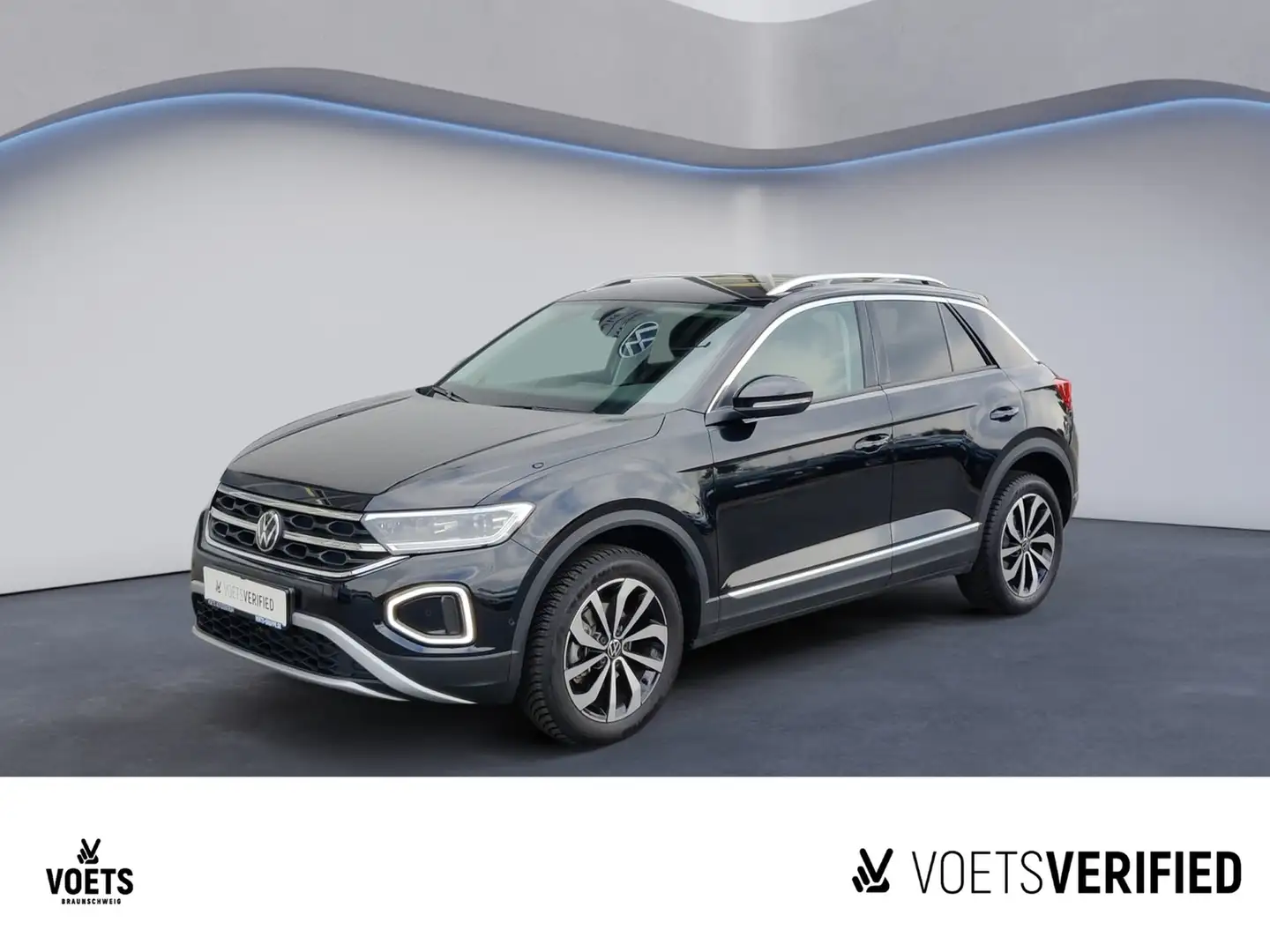 Volkswagen T-Roc Style 1.0 TSI KEYLESS+RearView+TravelAssist Schwarz - 1