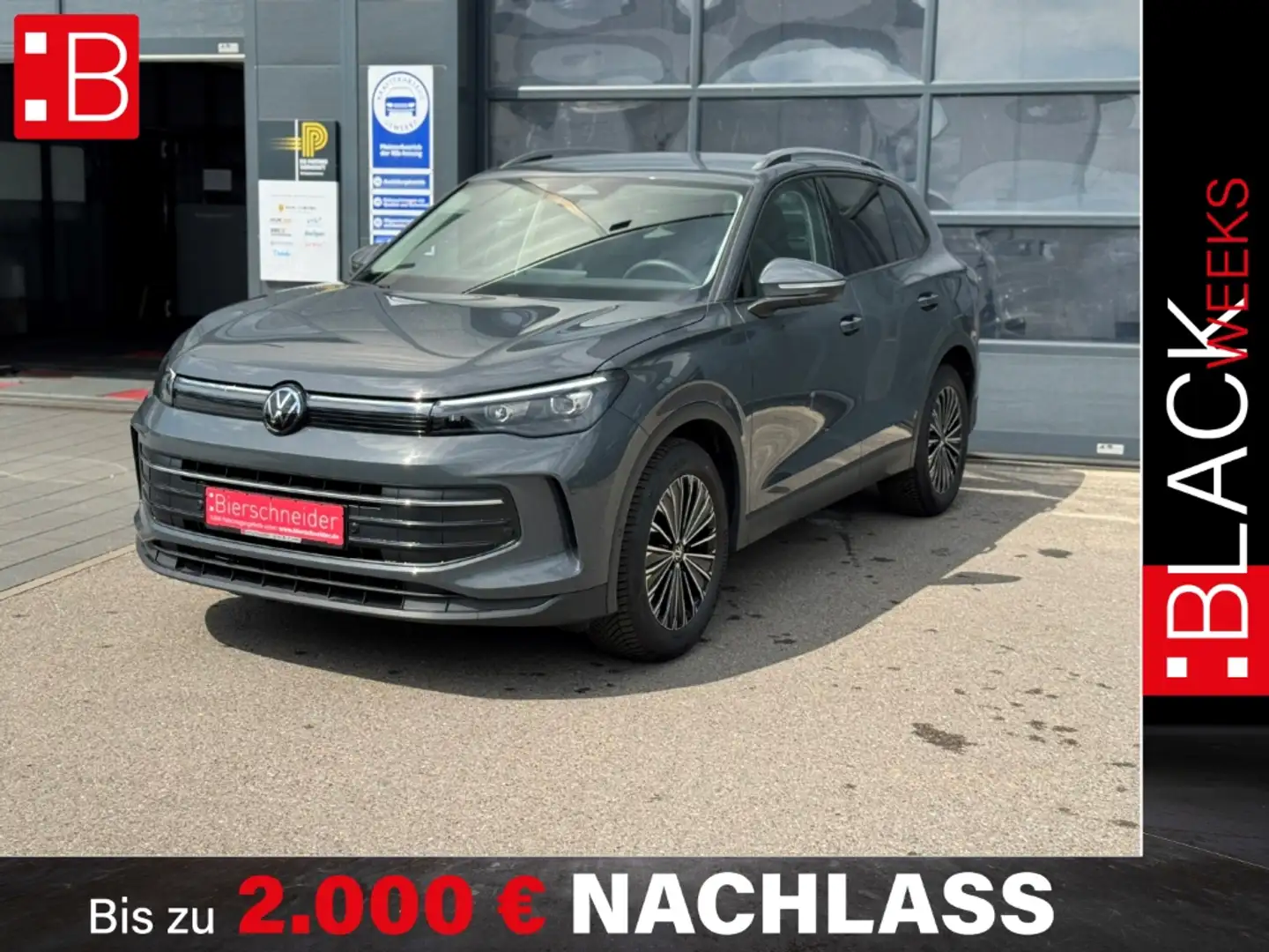 Volkswagen Tiguan 1.5 eTSI DSG Life LED+ NAVI AHK KAMERA ACC SHZ Grau - 1
