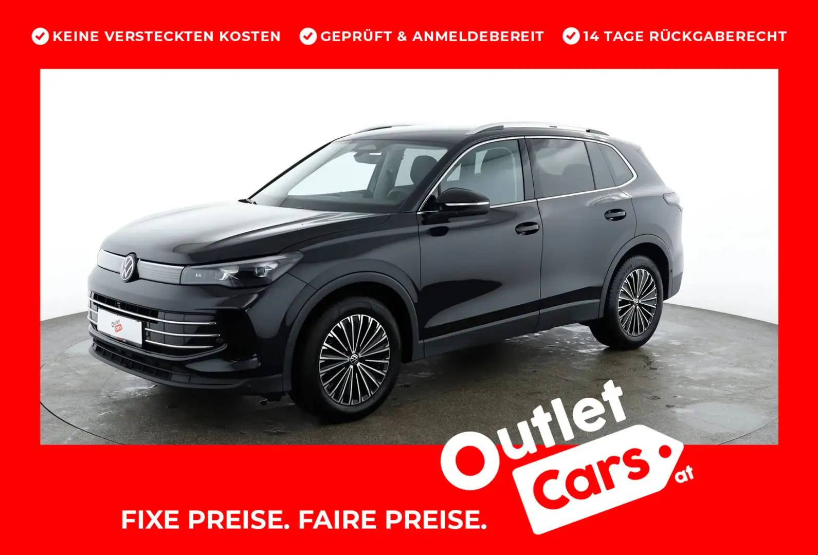 Volkswagen Tiguan Elegance eTSI DSG Schwarz - 1