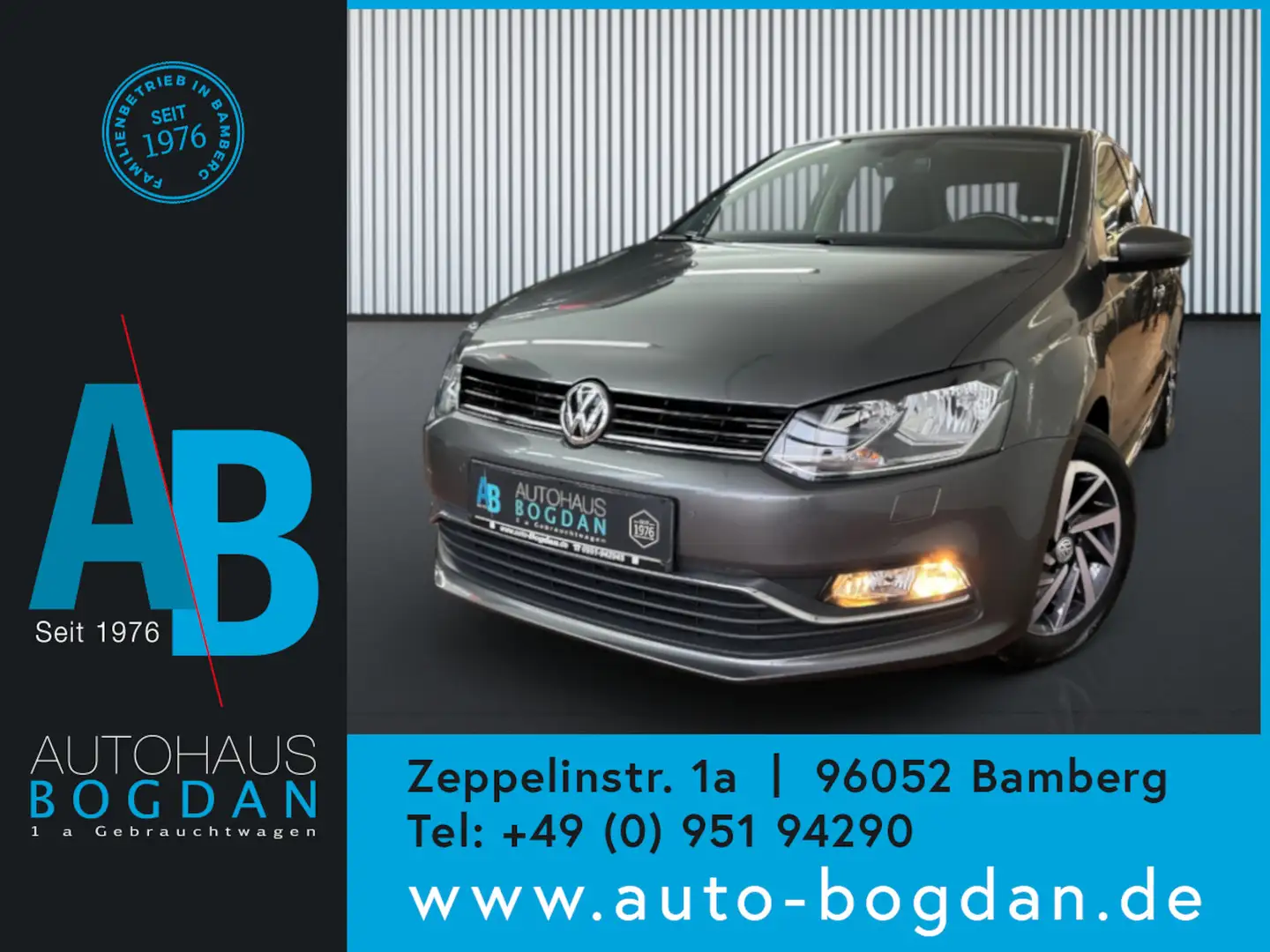 Volkswagen Polo Sound Automatik el.GSD*Tempomat*PDC*SHZ*1.Hd Grau - 1