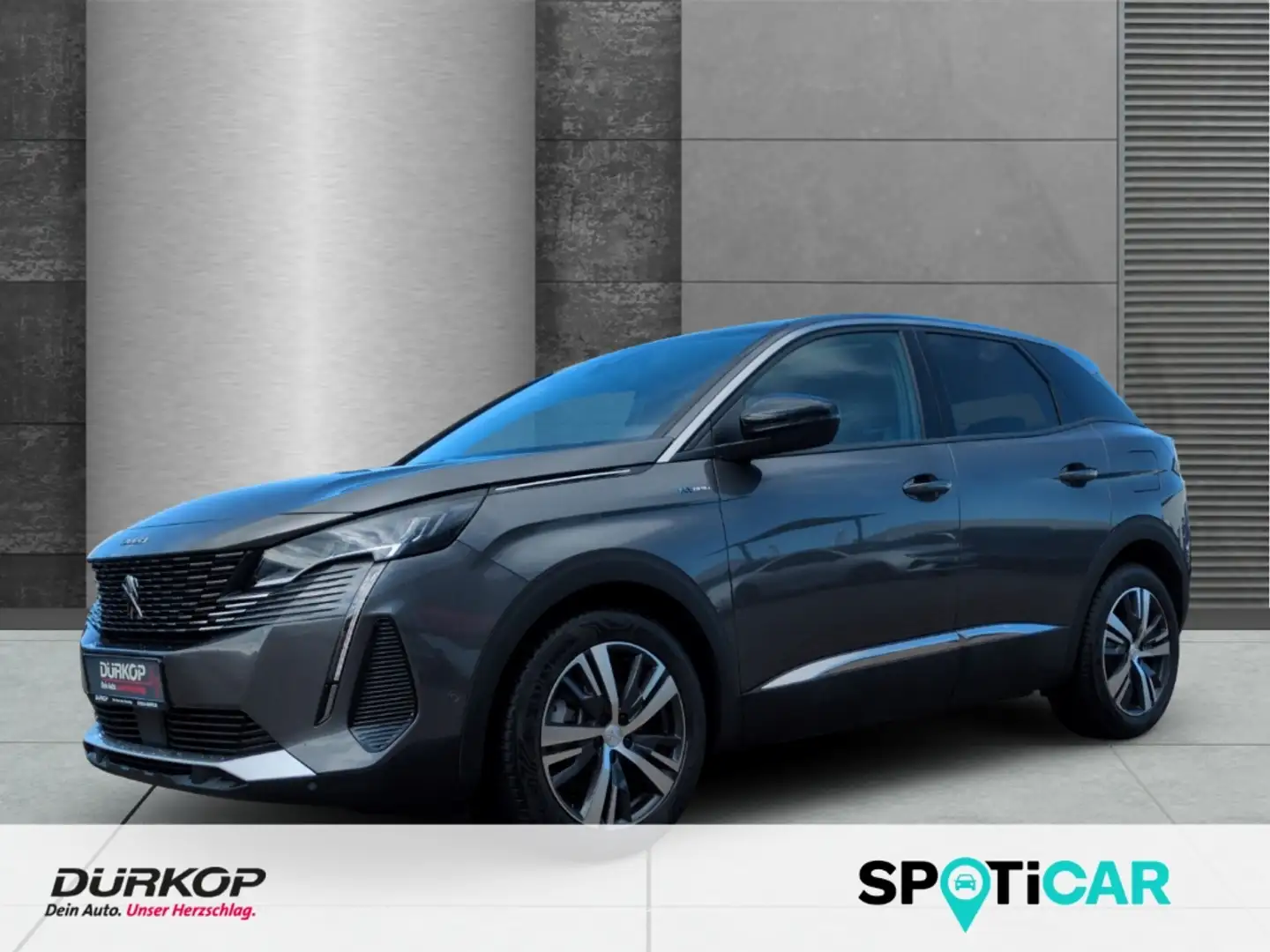 Peugeot 3008 Hybrid 225 PHEV Allure,PDC,Navi,LED,Apple CarPlay Grijs - 1