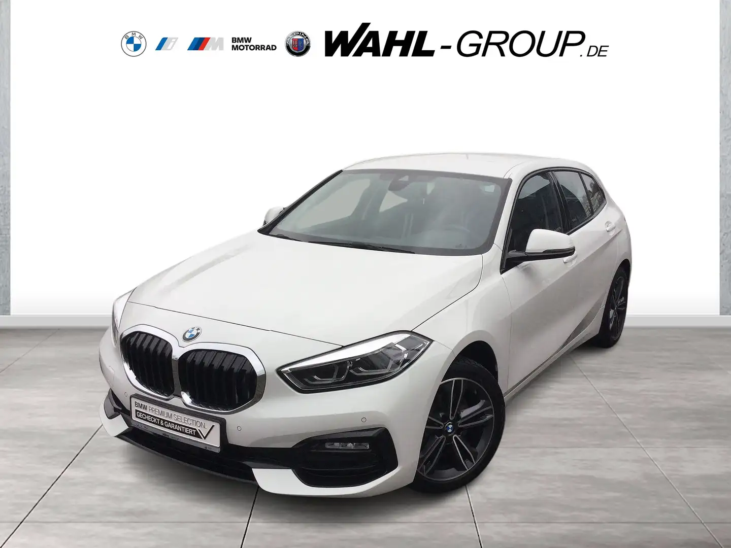 BMW 118 i SPORT LINE LC PLUS LED GRA PDC DAB WLAN White - 1