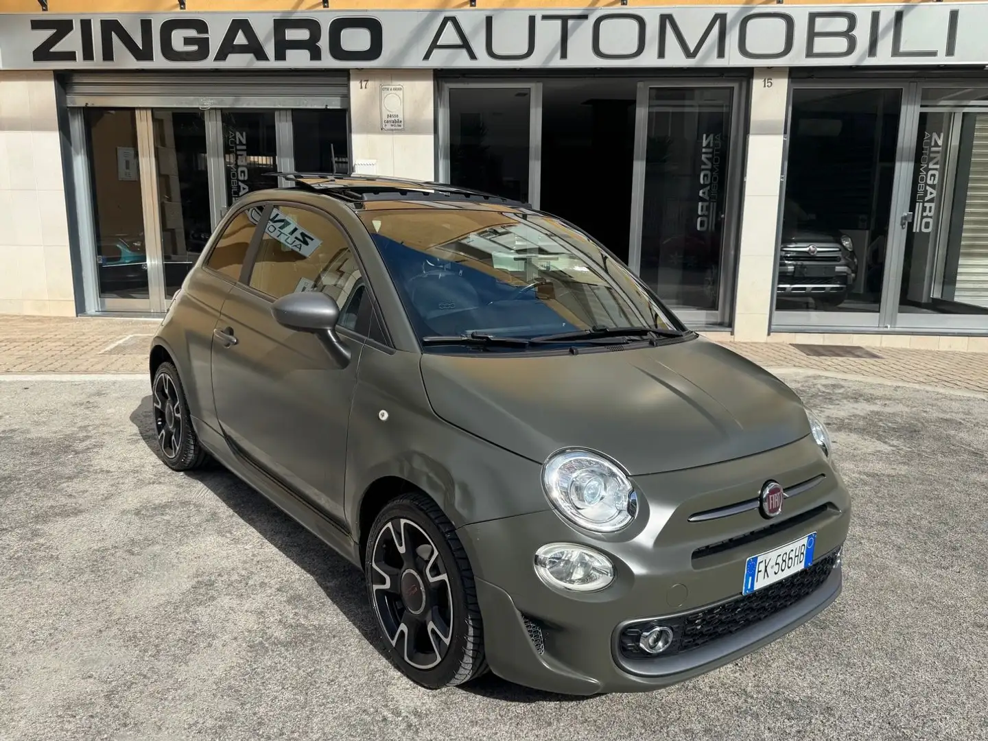 Fiat 500 1.3 MJ E6 95 CV. RIVA TETTO APRIB.+PELLE+CERCHI Vert - 2