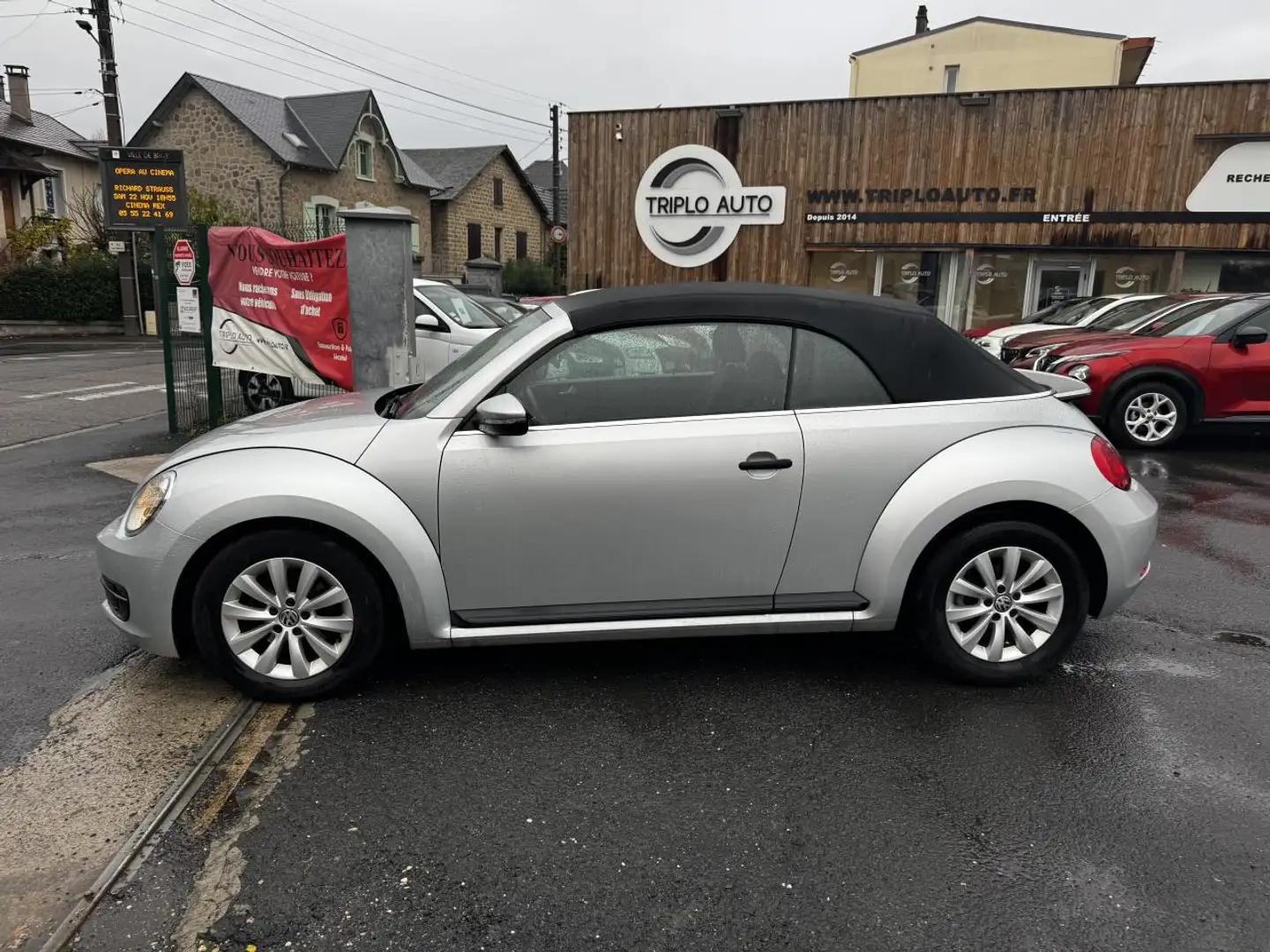 Volkswagen Coccinelle Cabriolet 1.2 TSI BlueMotion - 105 Clim + Radar AR Gris - 2