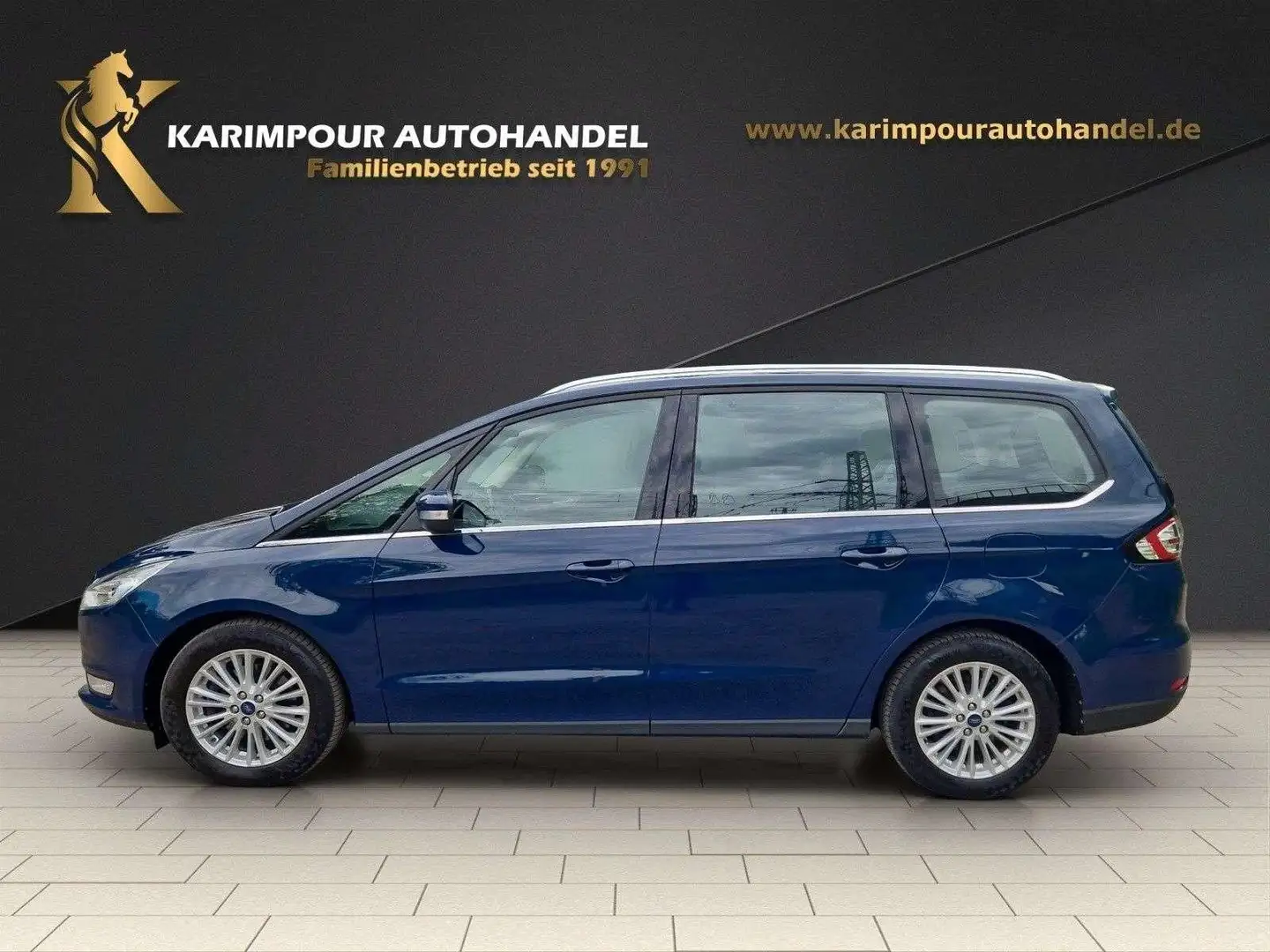 Ford Galaxy Titanium *7Sitze*Nav*1HD*RFK*SHZ*EU6* Blau - 2