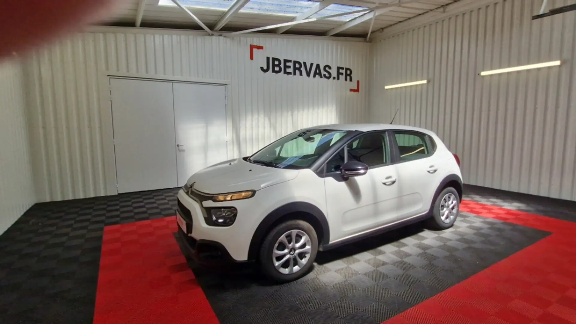 Citroen C3 Société BlueHDi 100 S&amp;S BVM6 Feel Blanc - 1