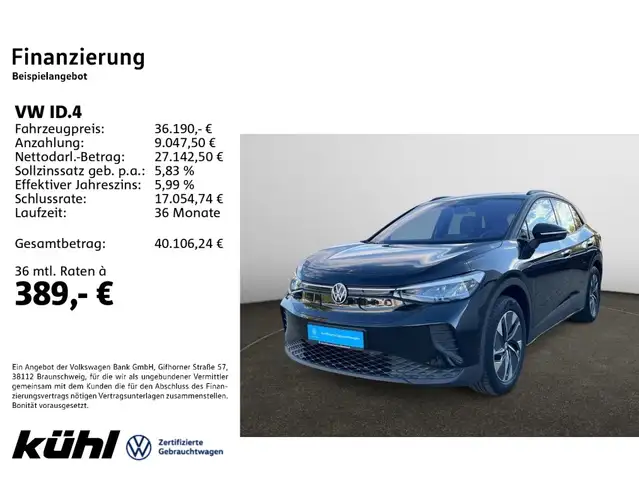 Volkswagen ID.4 210 kW Pro AHK,LM19,Kamera,SHZ.,