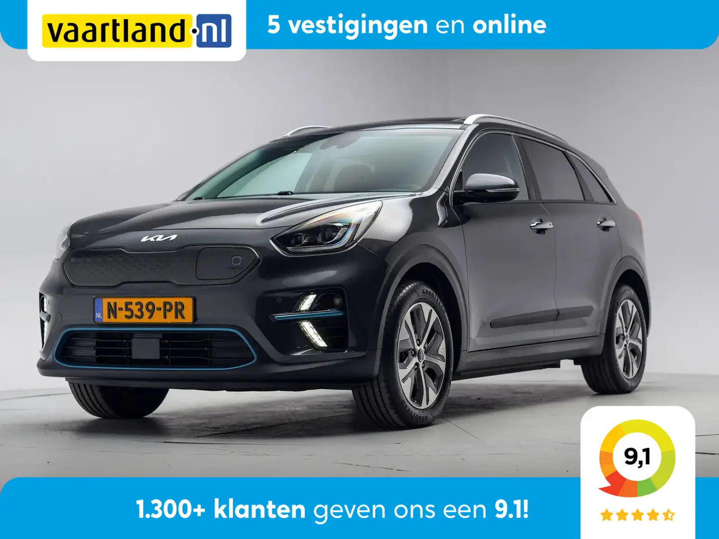 Kia e-Niro 64 kWh DynamicLine 3-Fase [ Pano Nav Half-leder Cl Gris - 1