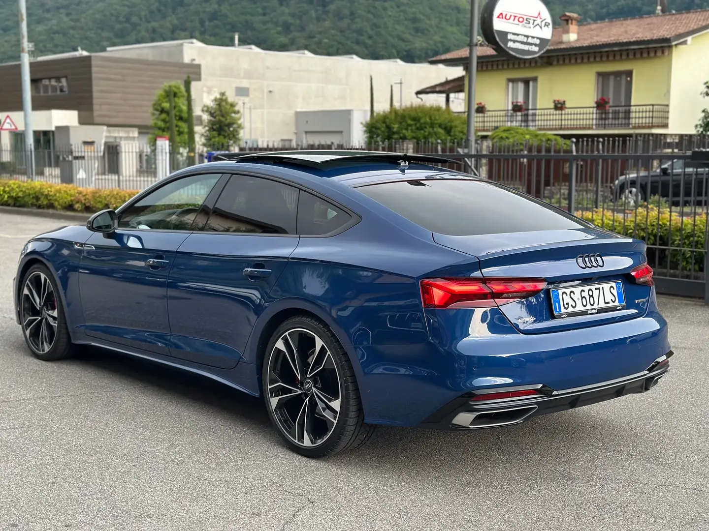 Audi A5 A5 Sportback 40 2.0  S line quattro 204cv s-tronic Blauw - 2