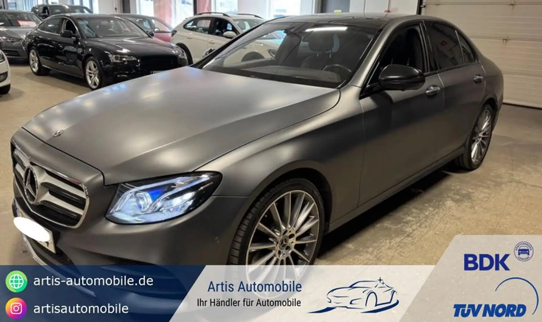 Mercedes-Benz E 400 4Matic AMG*PANORAMA*BURMESTER*HEAD-UP Gris - 1