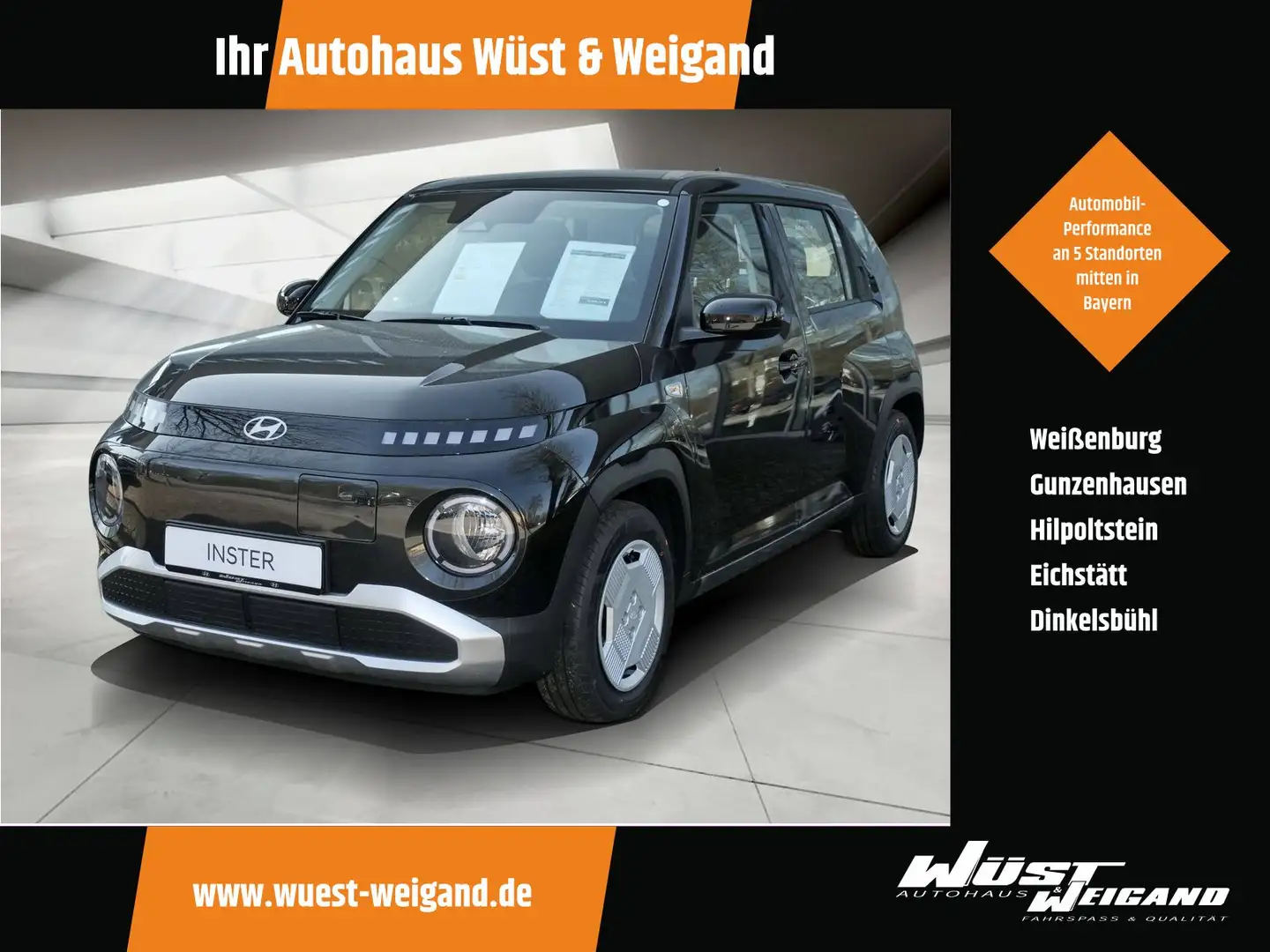 Hyundai Inster EV 49kWh SELECT Effizienz-Paket Negru - 1