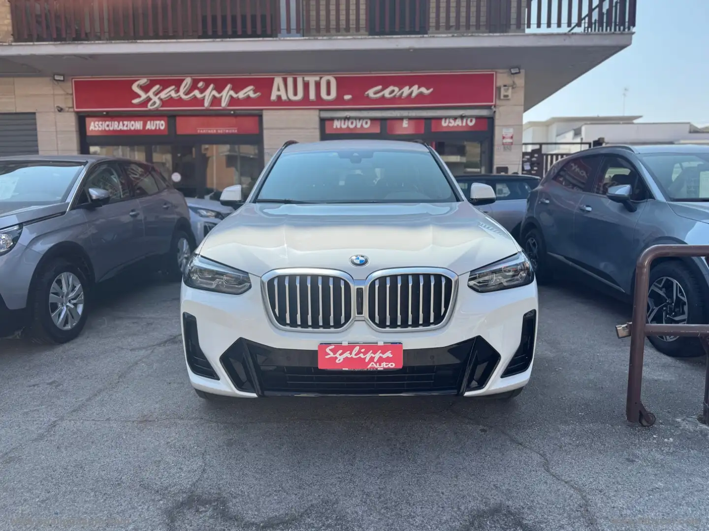 BMW X3 xDrive20d 48V M sport MSPORT Bianco - 2