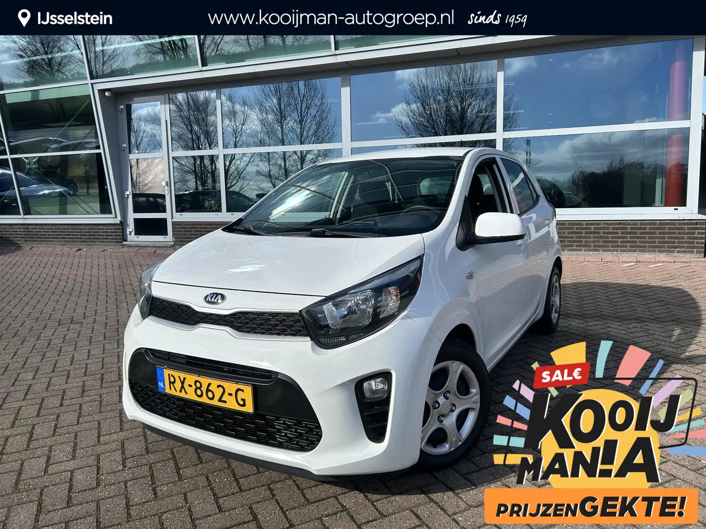 Kia Picanto 1.0 CVVT EconomyPlusLine Foto's Volgen Wit - 1