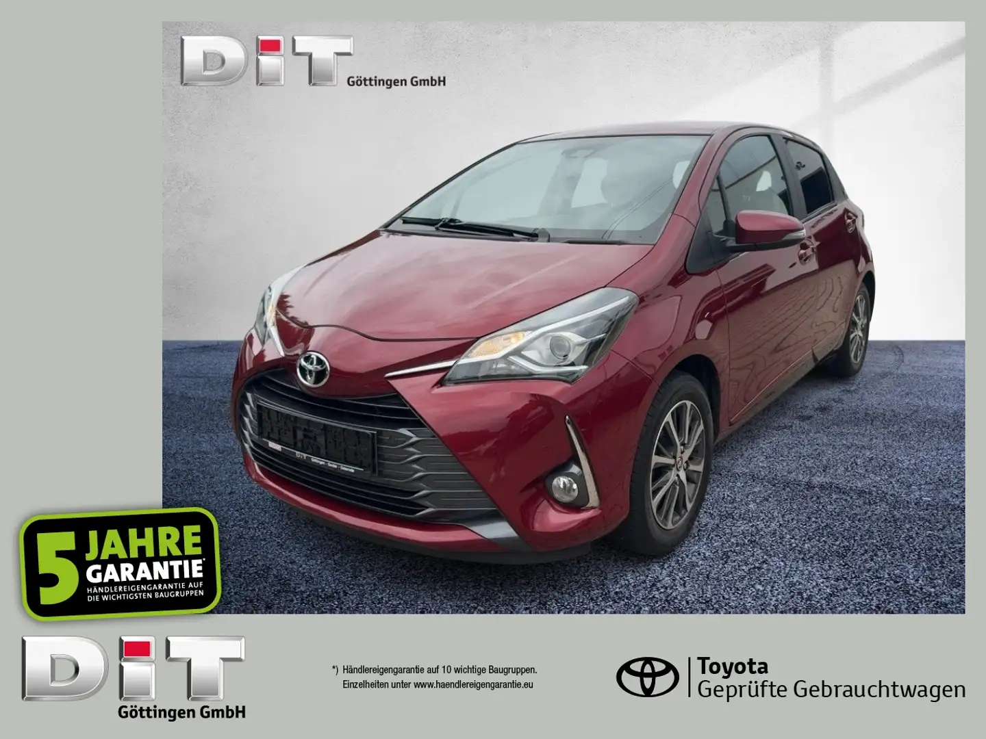 Toyota Yaris 1.5 Team D Navi+SHZ+Fernlichtass.+Kam.+LM Roşu - 1