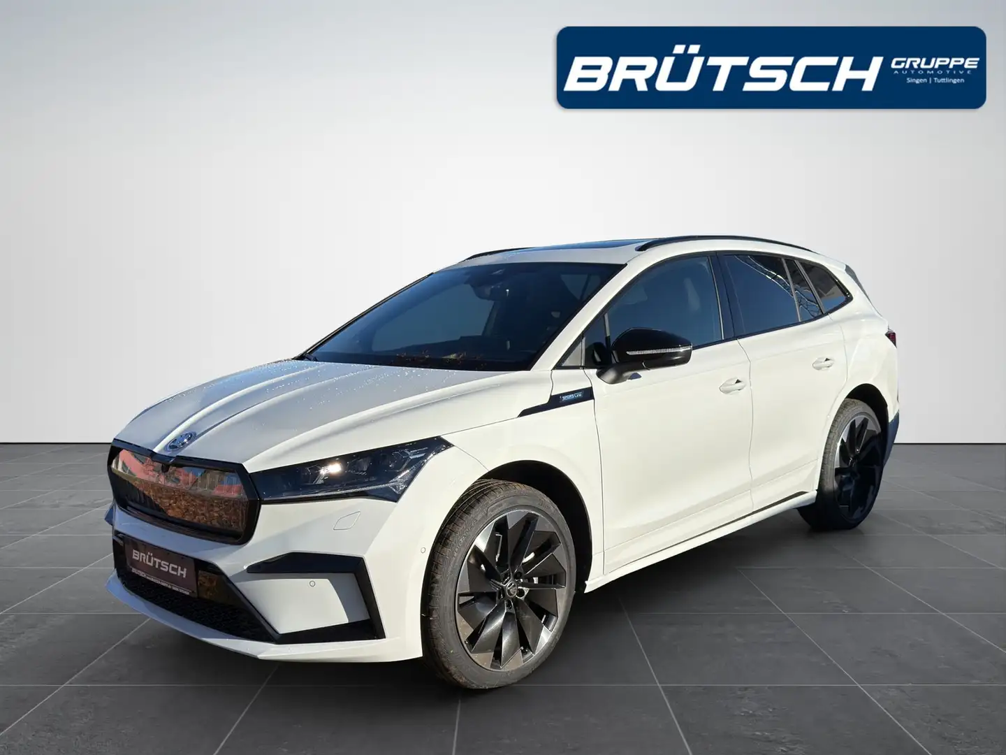 Skoda Enyaq 85 Sportline 82kWh 210kW/286PS Weiß - 1