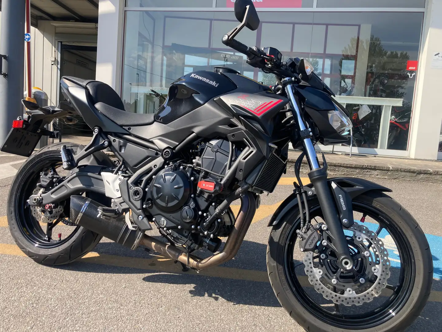 Kawasaki Z 650 35kw scarico completo Nero - 1
